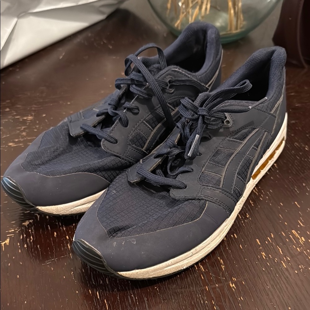 Asics Men's Dark Blue Athletic Shoes